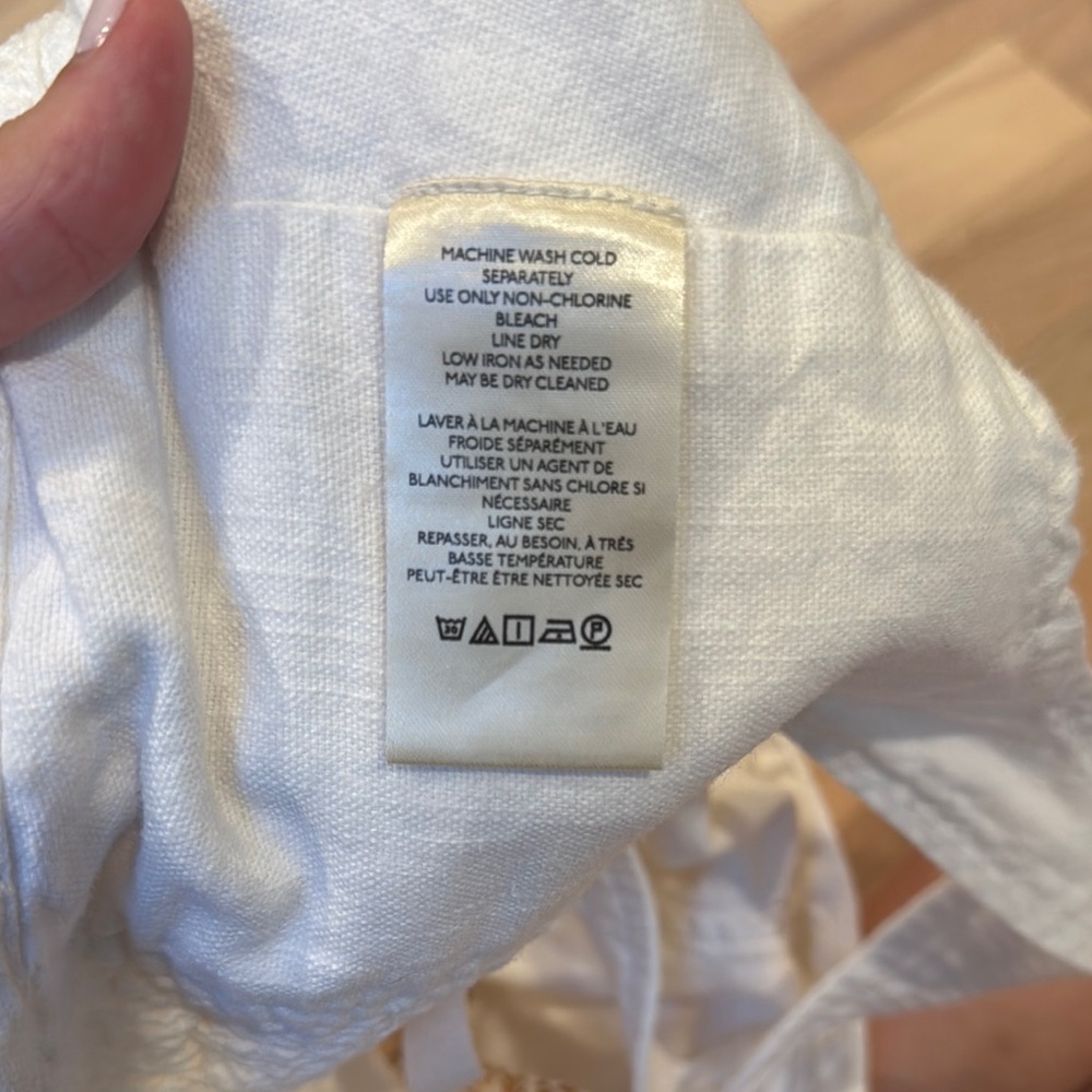 Pilcro White Cropped Tank Top - Picture 7 of 10